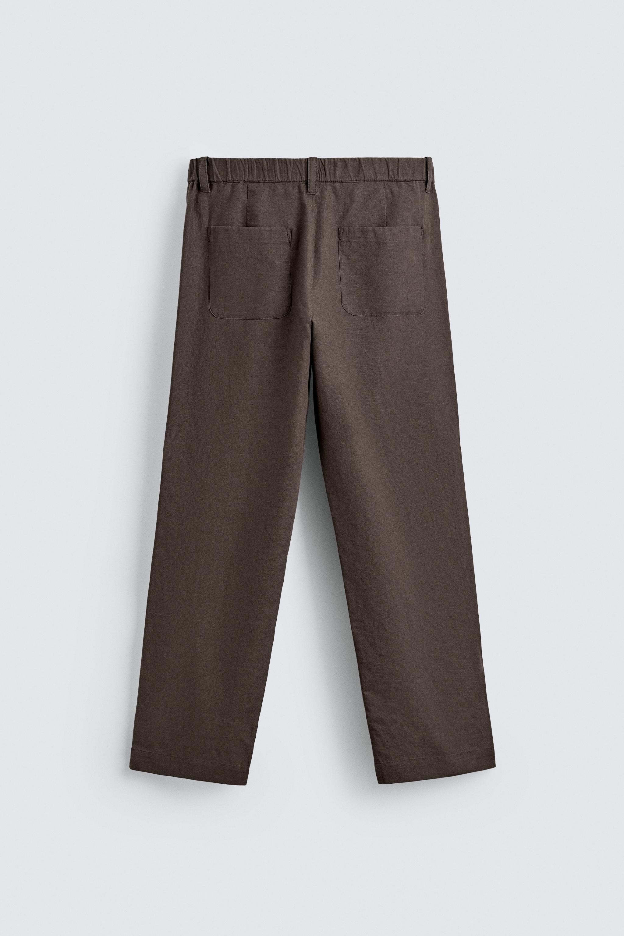 HEMP - COTTON STRAIGHT FIT PANTS